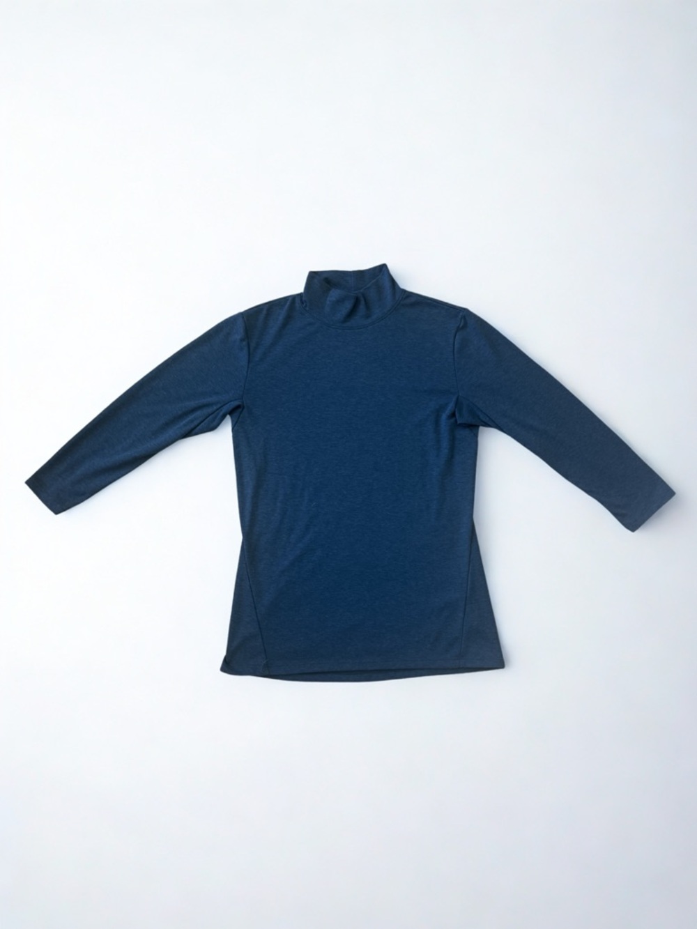 Arc'teryx Top - Lightweight Performance Mock Neck Turtleneck - 3/4 sleeve - Blue